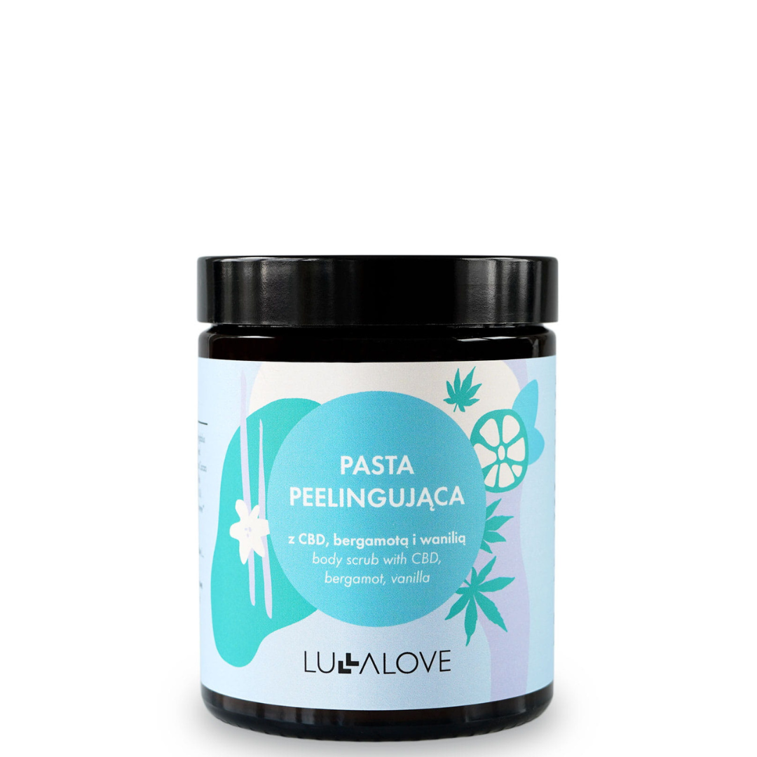 Pasta peelingująca z CBD, bergamotą i wanilią