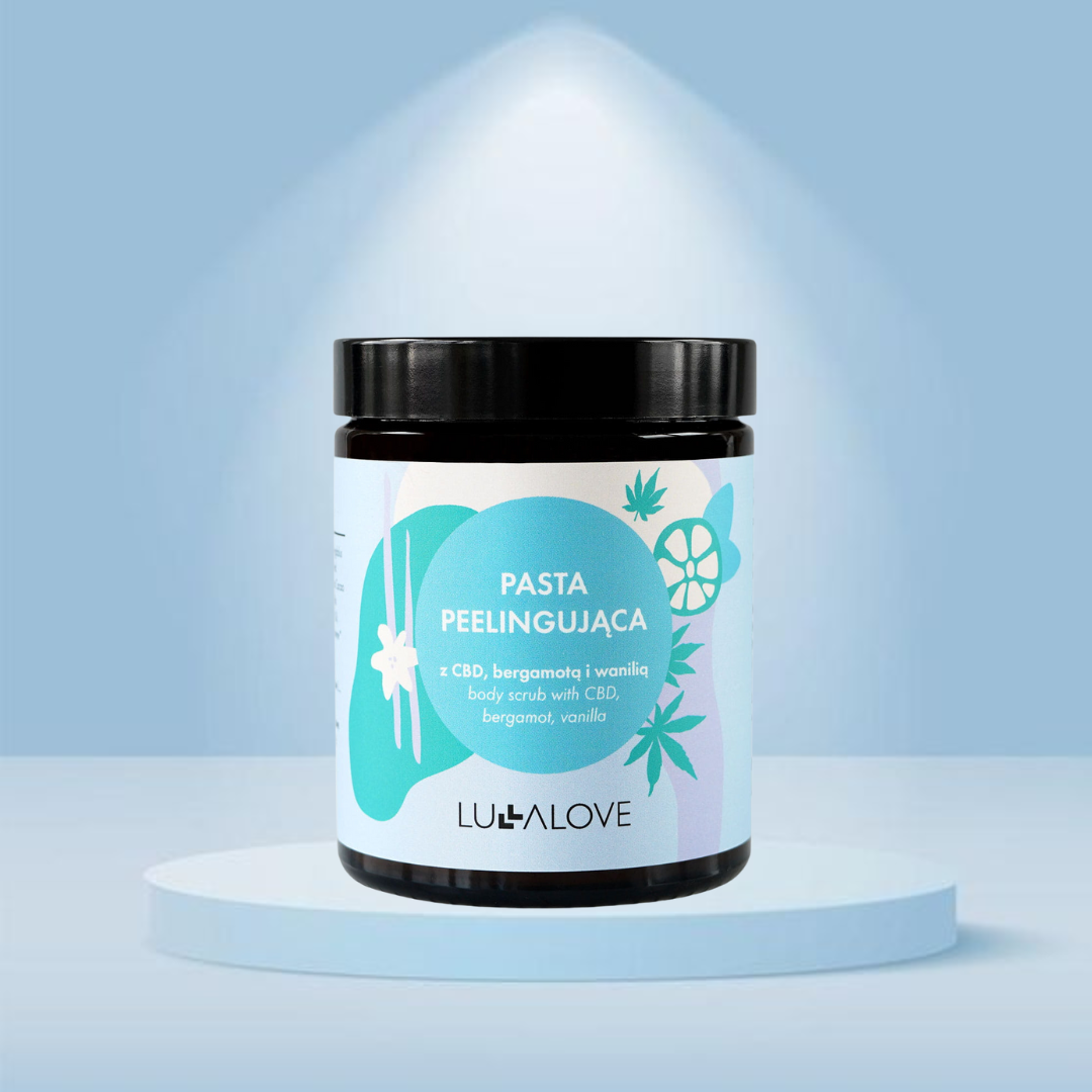 Pasta peelingująca z CBD, bergamotą i wanilią