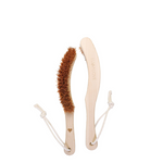 Ostra szczotka na rączce do szczotkowania ciała - kokos