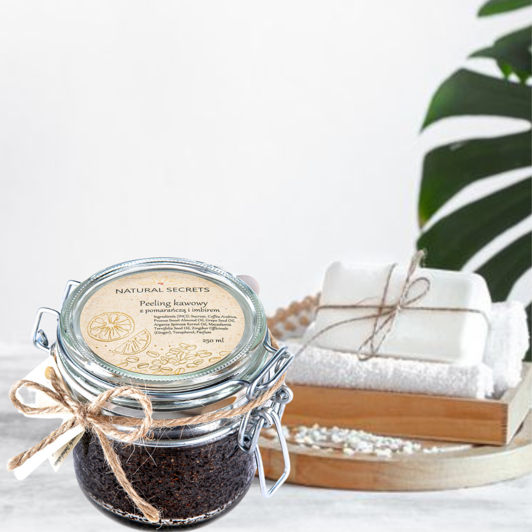 Peeling kawowy z pomarańczą i imbirem