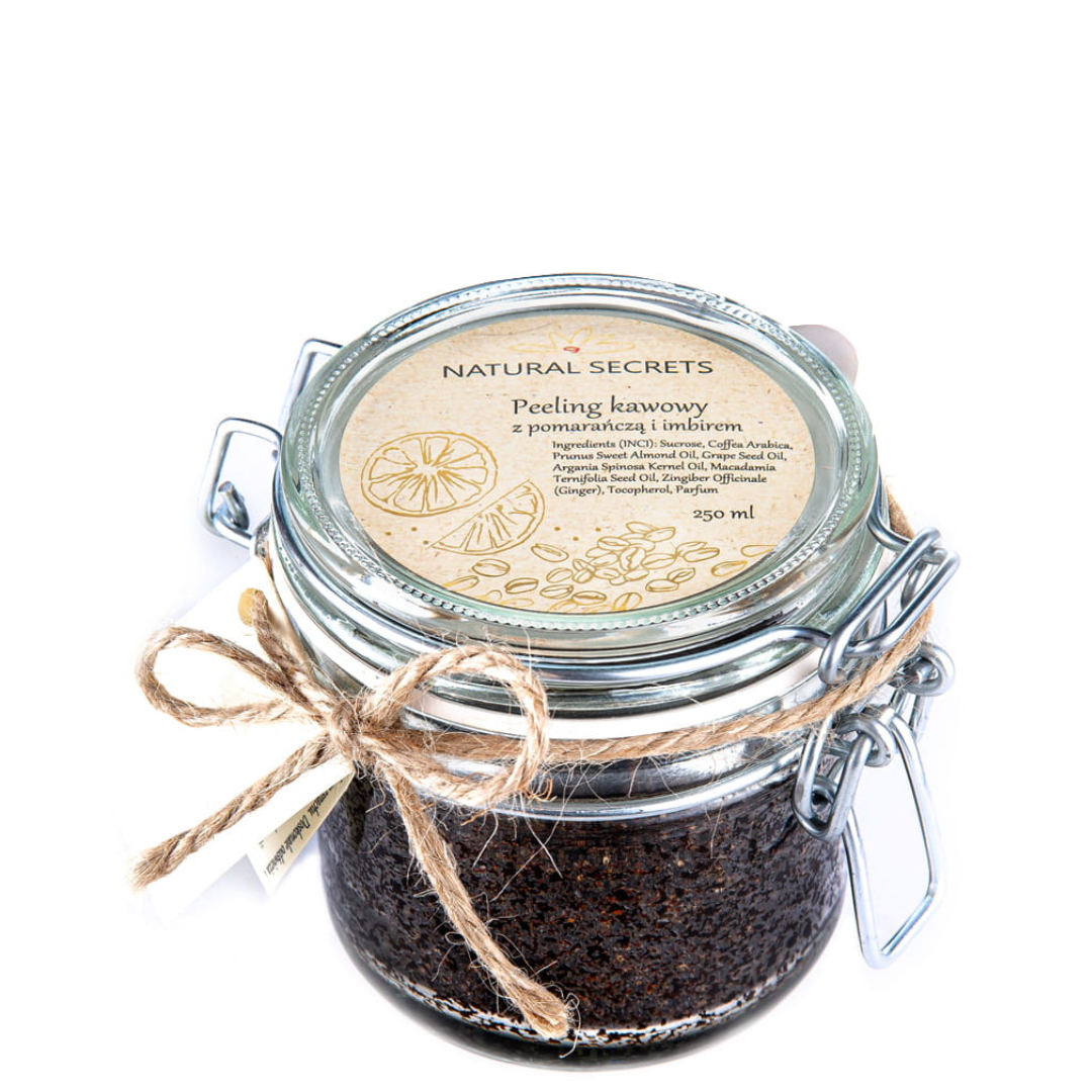 Peeling kawowy z pomarańczą i imbirem