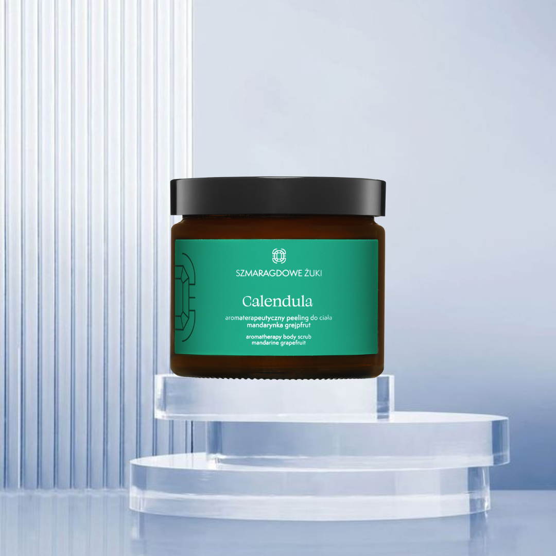 CALENDULA aromaterapeutyczny peeling cukrowy- mandarynka grapefruit