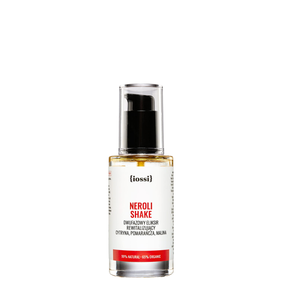 Neroli Shake. Dwufazowy Eliksir Rewitalizujący. Cytryna, pomarańcza, malina