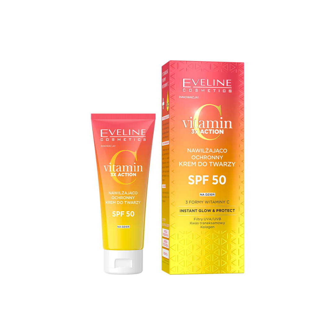 Nawilżająco-ochronny krem do twarzy SPF 50