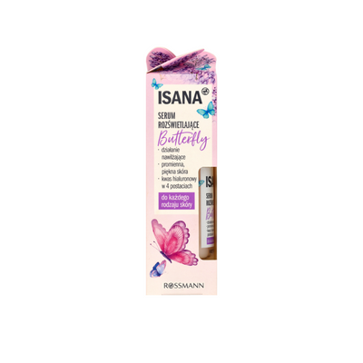 ISANA Butterfly Serum do twarzy, rozświetlajace