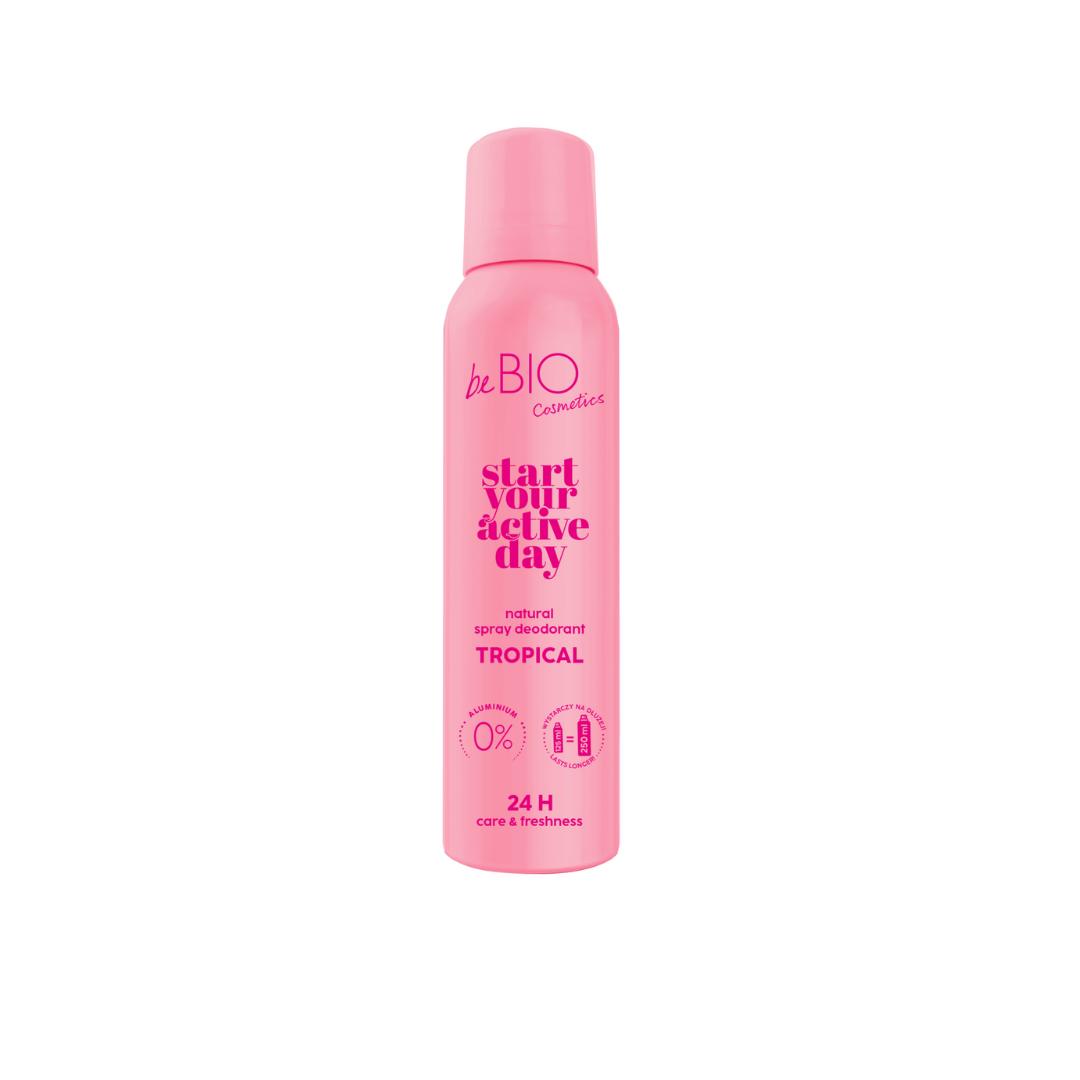 Naturalny dezodorant do ciała w sprayu Start your active day Tropical