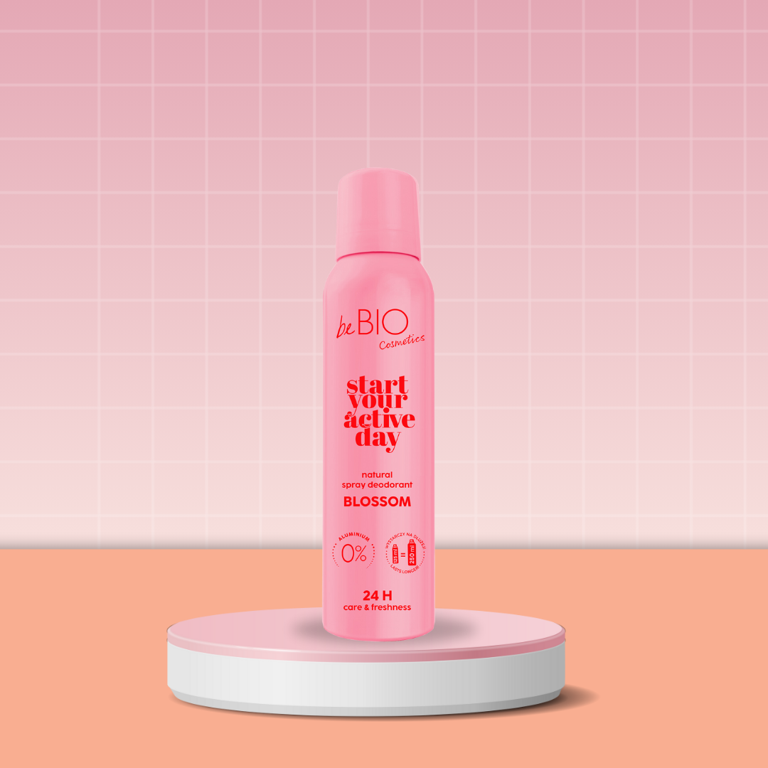 Naturalny dezodorant do ciała w sprayu Start your active day Blossom