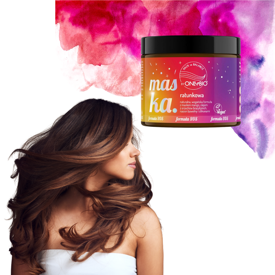Hair in Balance by ONLYBIO Maska ratunkowa do każdej porowatości włosów