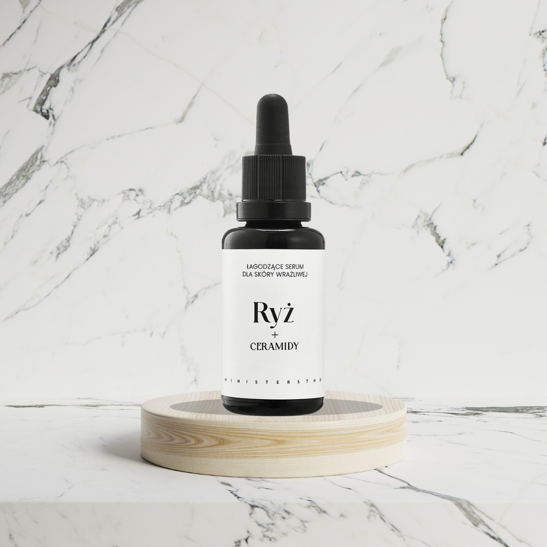 RYŻ + CERAMIDY - ŁAGODZĄCE SERUM DO TWARZY
