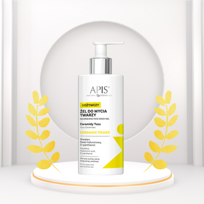 CERAMIDE POWER Odżywczy żel do mycia twarzy
