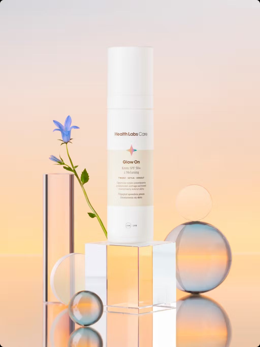 Krem SPF 50+ z melaniną Glow On