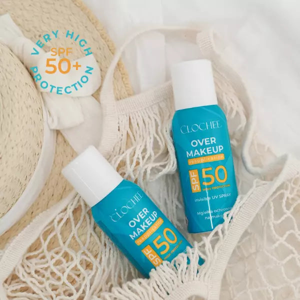 Mgiełka ochronna na makijaż SPF 50+