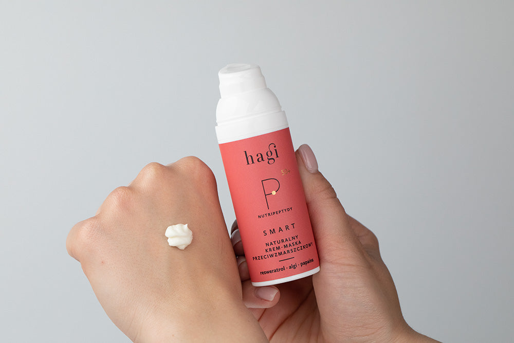 Przeciwzmarszczkowy krem-maska z nutripeptydami i papainą