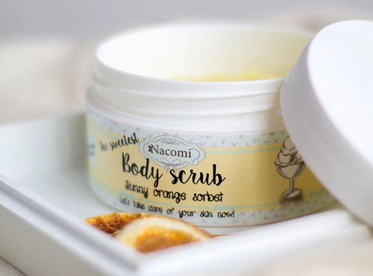 Peeling cukrowy do ciała pomarańczowy sorbet