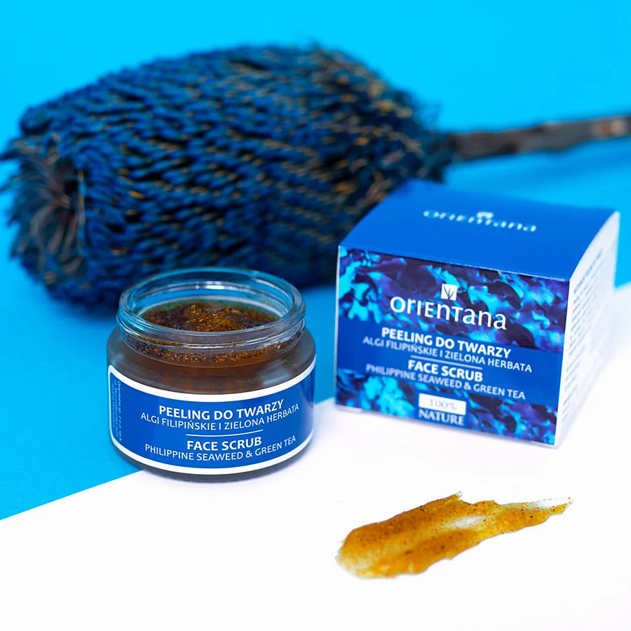 PEELING DO TWARZY ALGI FILIPIŃSKIE I ZIELONA HERBATA