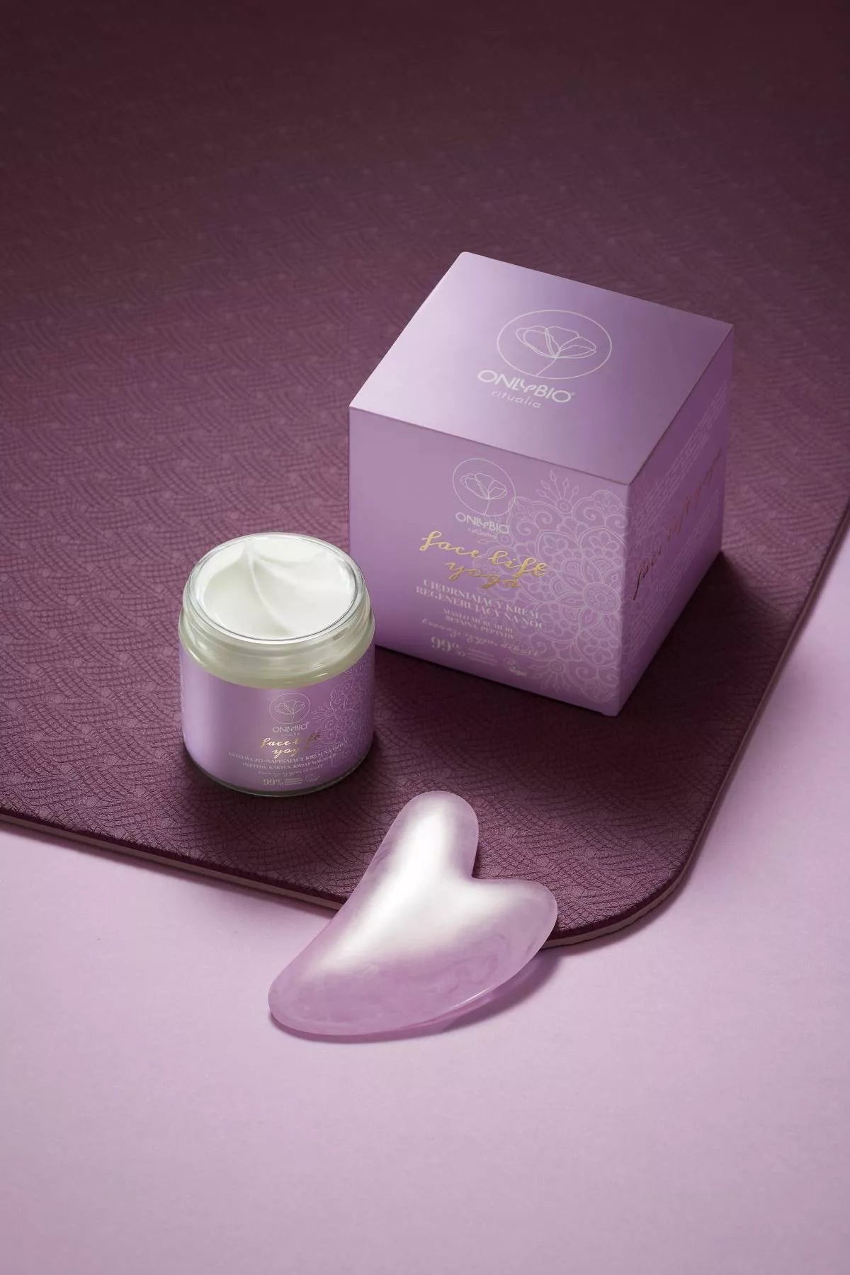 ONLYBIO Ritualia Face Lift Yoga Ujędrniający krem regenerujący na noc