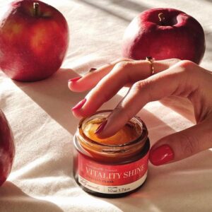 VITALITY SHINE rozświetlająca żelowa maseczka z witaminą C
