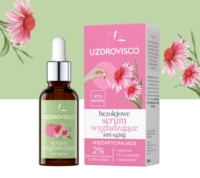 Bezolejowe serum wygładzające anti-aging