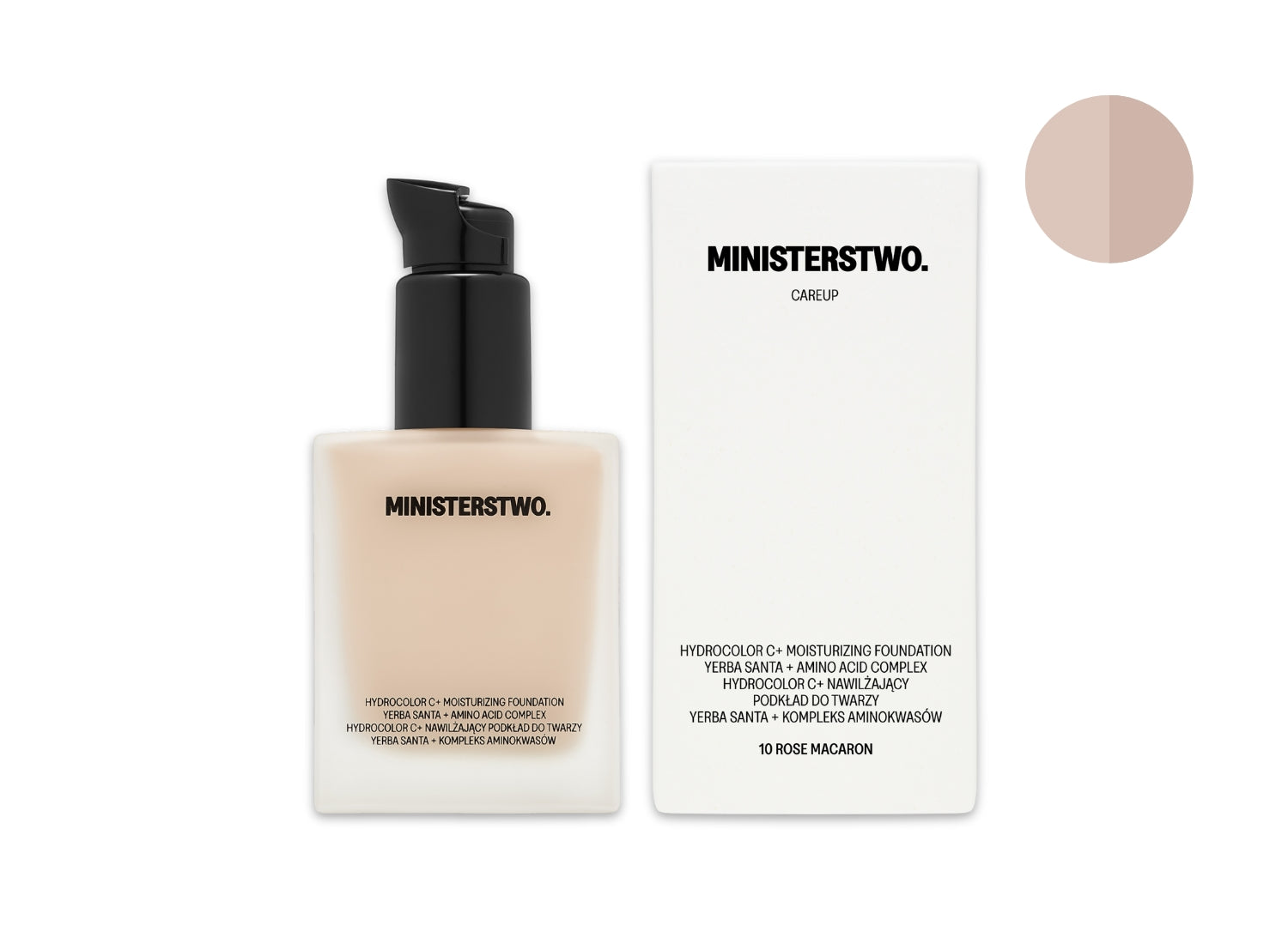 PODKŁAD nawilżający - No. 10 Rose Macaron