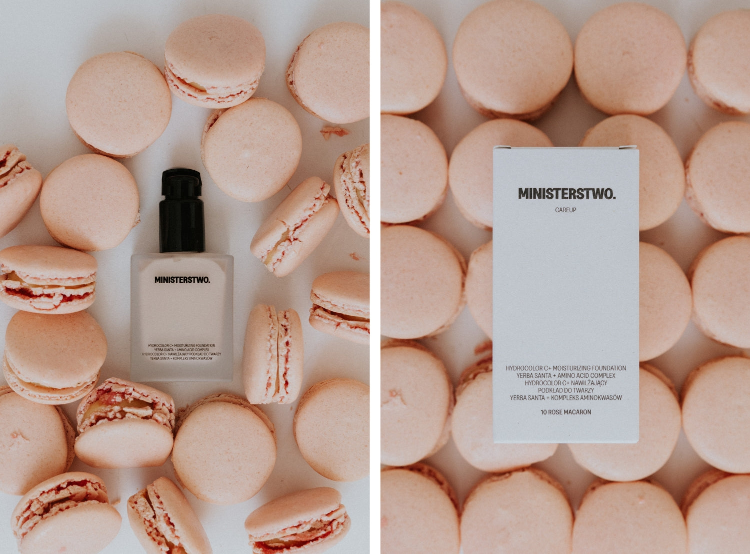 PODKŁAD nawilżający - No. 10 Rose Macaron