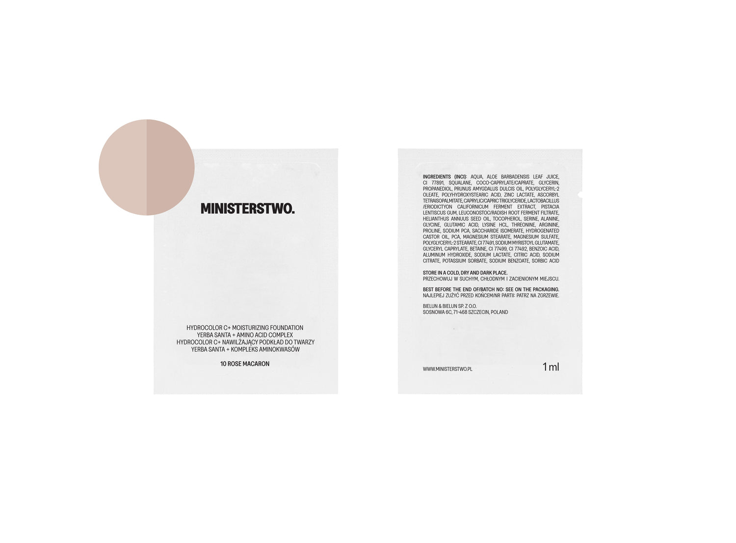 PODKŁAD nawilżający - No. 10 Rose Macaron