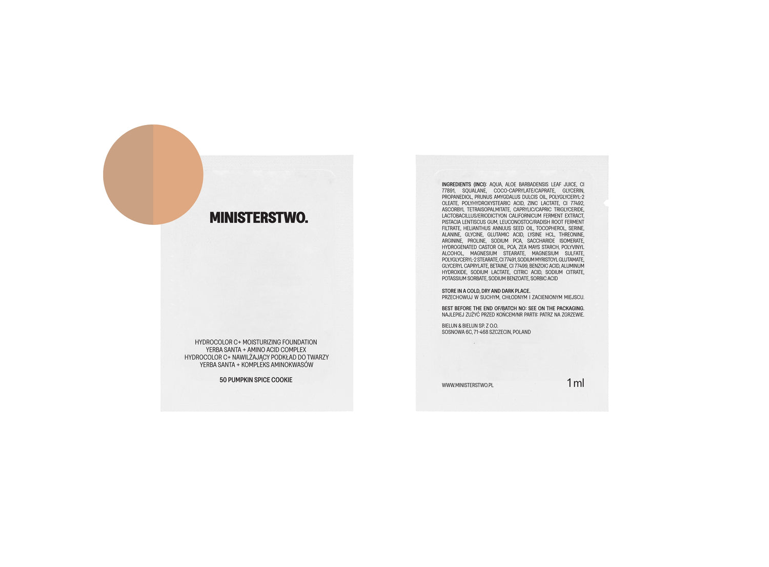 PODKŁAD nawilżający -  No. 50 Pumpkin Spice Cookie