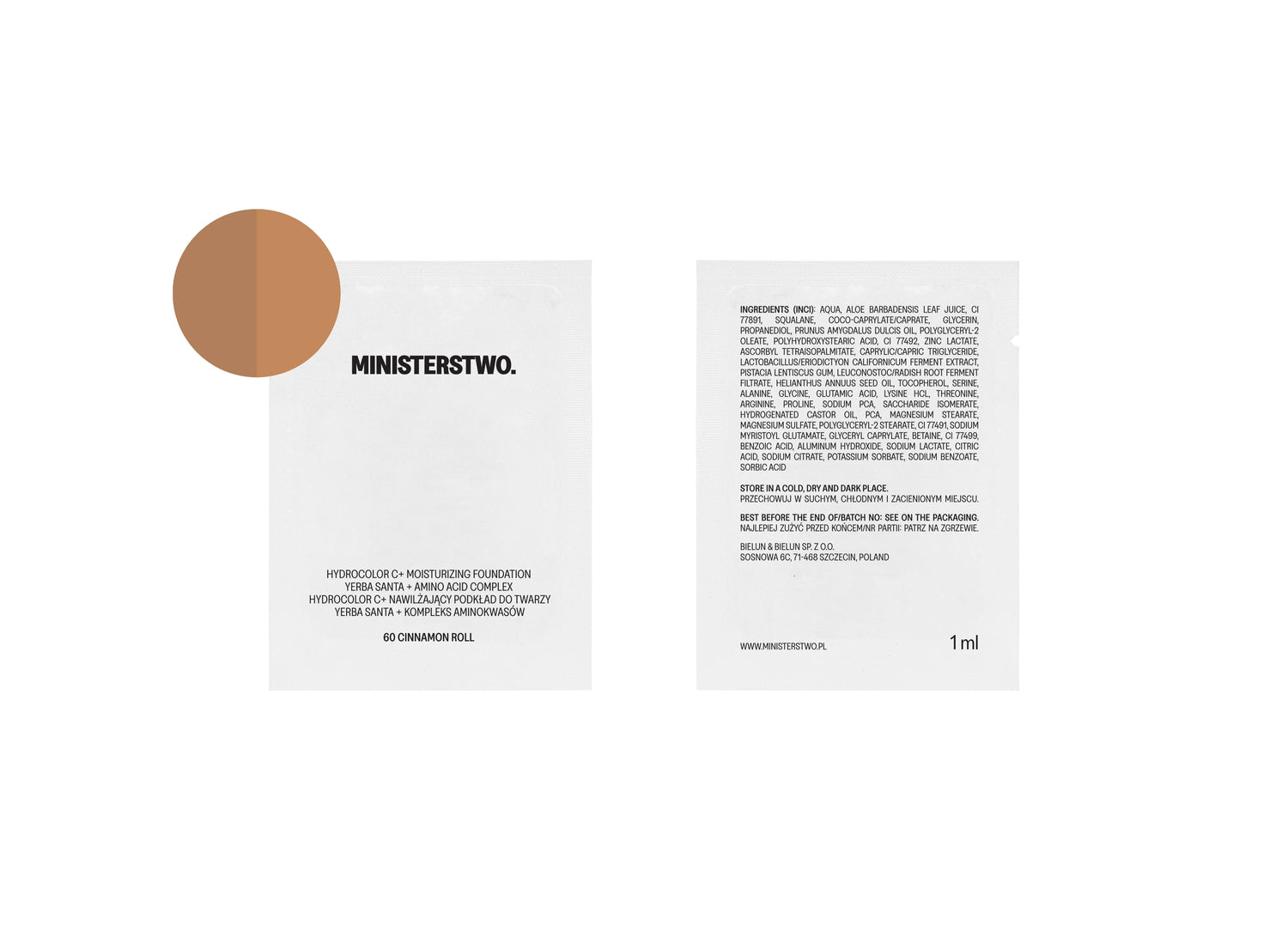 PODKŁAD nawilżający - No. 60 Cinnamon Roll