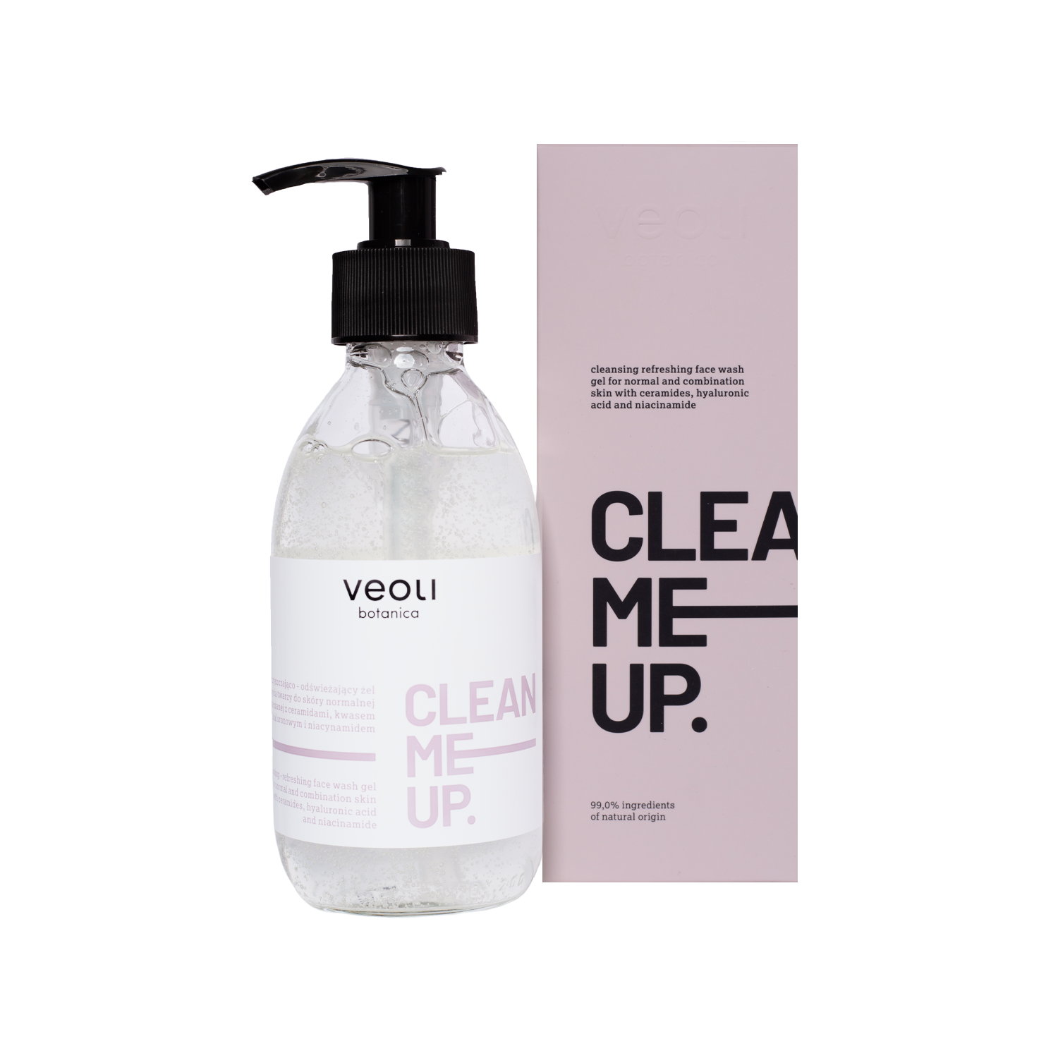 Oczyszczająco - odświeżający żel do mycia twarzy CLEAN ME UP