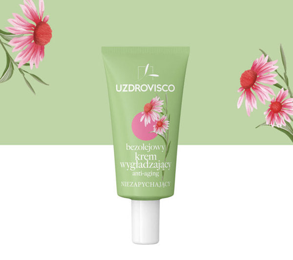 Bezolejowy krem wygładzający anti-aging, niezapychający