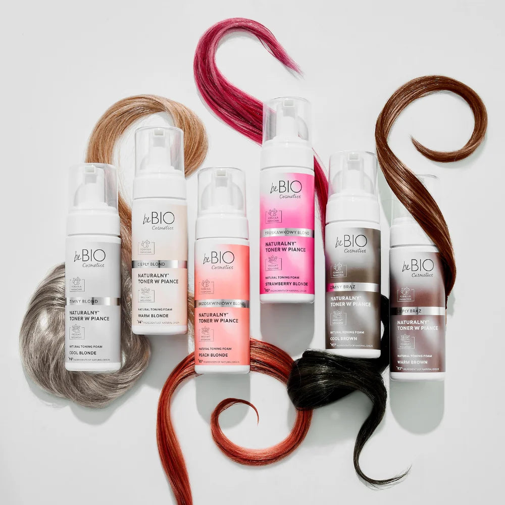 Naturalny toner w piance TRUSKAWKOWY BLOND, 120 ml