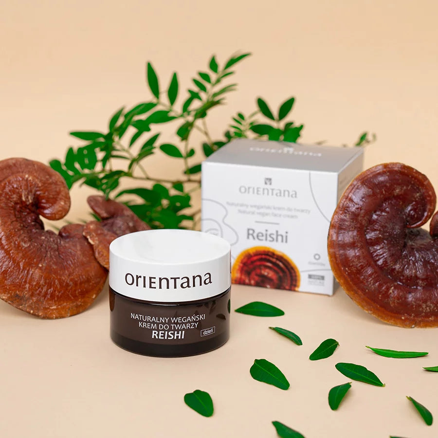 NATURALNY WEGAŃSKI KREM DO TWARZY REISHI NA DZIEŃ