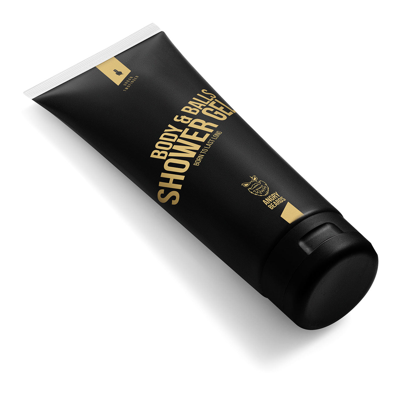Angry Beards Dusjsåpe Kropp og Baller Urban Twofinger 230ml - Tuxedo.no - On Demand Barbers - Oslo Norway