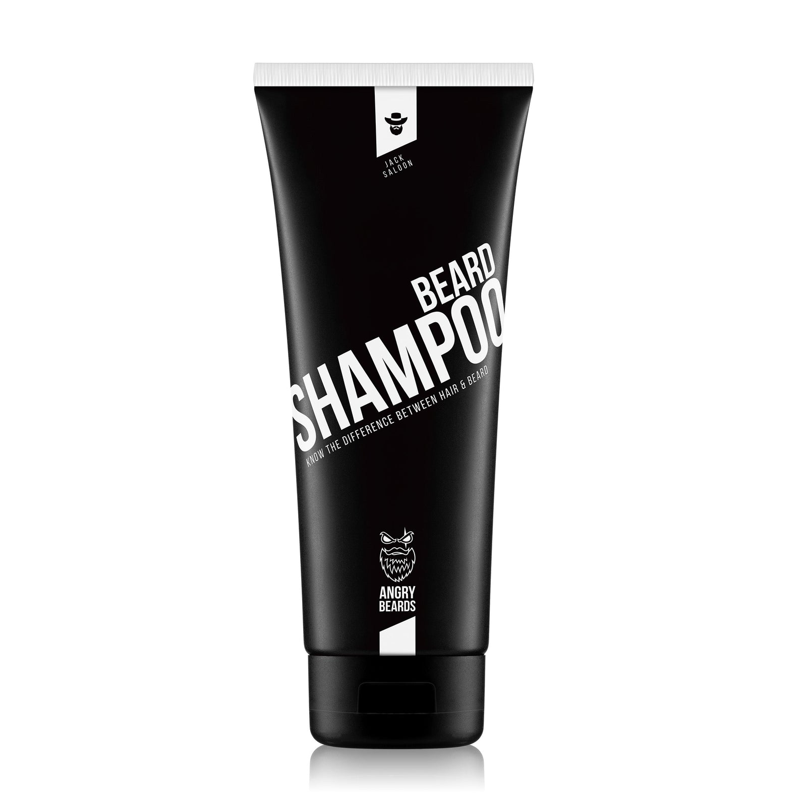 Angry Beards Jack Saloon Skjeggsjampo 250ml - Tuxedo.no - Nettbutikk Oslo Norway