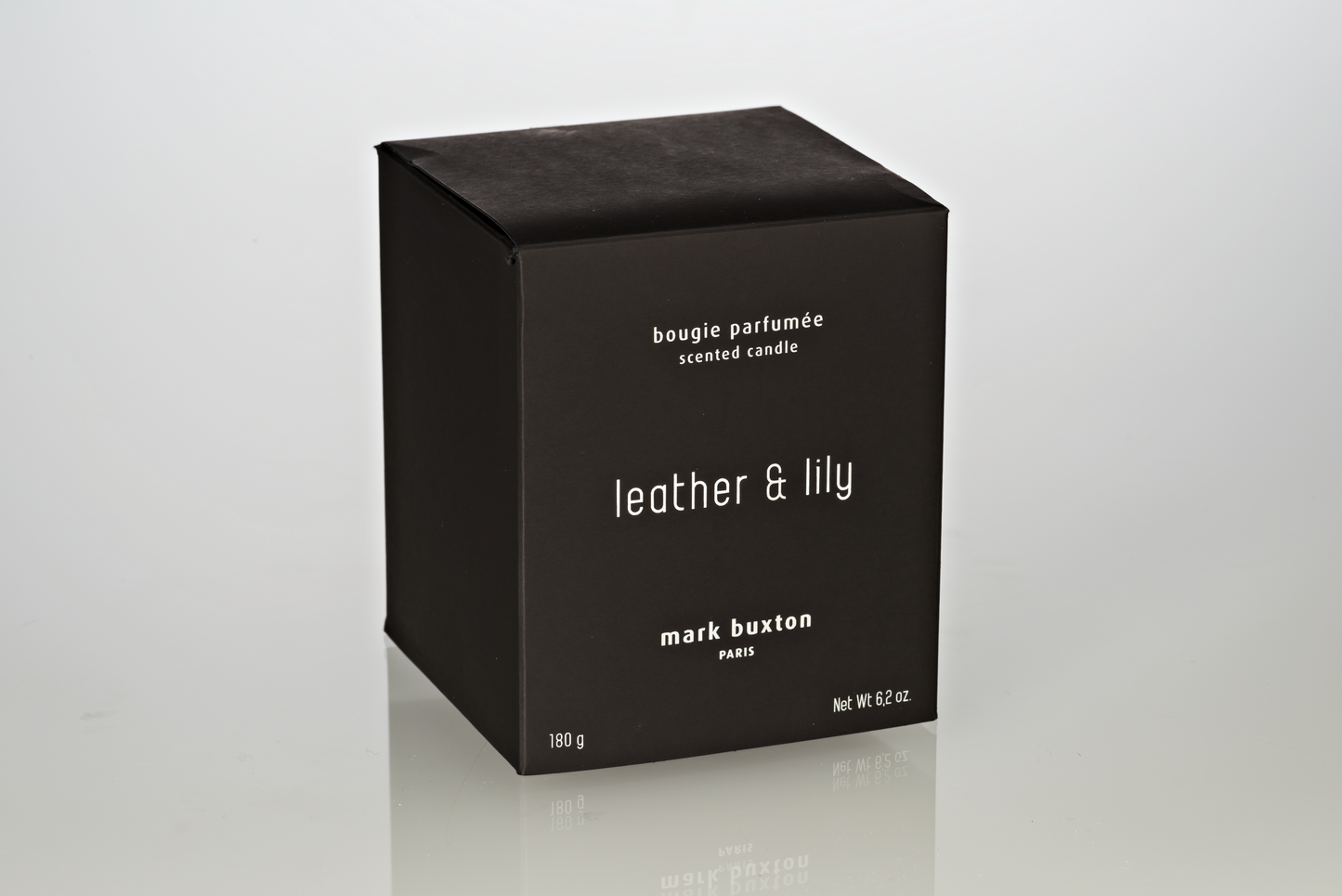Mark Buxton Leather & Lily Duftlys 180g